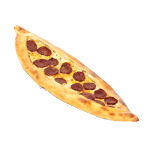 Turkish Sausage Pide 