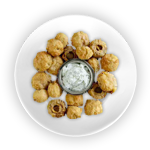 Mushroom Halloumi Starter 