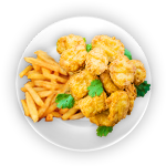 Kids Chicken Nugget With Chips 